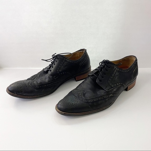 Cole Haan Leather Madison Wingtip Derby Shoes - Picture 8 of 10